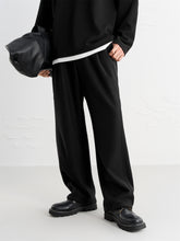 Men's Textured Wide-Leg Sweatpants